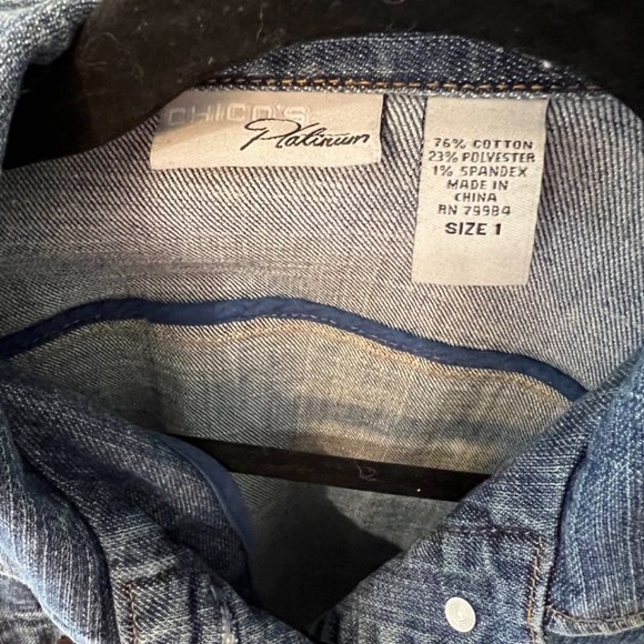 Chicos jean jacket - Picture 3 of 4